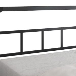 Riwanca 14 Inch Twin Size Bed Frames with Headboard, Heavy Duty Metal Platform Bed Frame Rounded Corners, No Box Spring Needed Mattress Foundation, Noise Free, Black