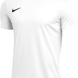 Nike Youth Park VII Short Sleeve Shirt (White, Large)