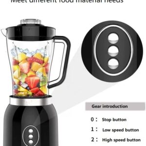 600W 4-in-1 Multifunctional Food Processor,Countertop Smoothies Blenders,Coffee Grinder,Meat Grinder,Baby Food Maker,Mixer Grinder for Meat,Vegetables,Fruits,Beans,Ice Crusher with 6 Blades 61OZ 1.8L