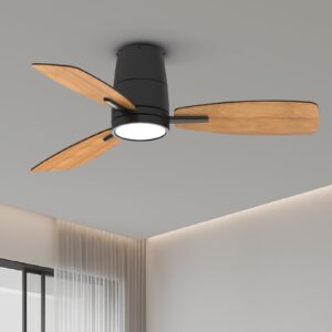 taloya ceiling fan with lights and remote control 42 inch multifunctional quiet fan with three color temperature and high brightness light and reversible blades