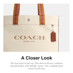 COACH Canvas Tote, Natural Multi