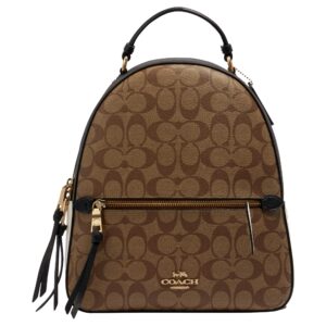 coach jordyn backpack, khaki multi