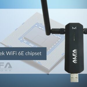 ALFA AWUS036AXM WiFi 6E USB 3.0 USB Adapter, AXE3000 Tri-Band 6Ghz/5.8GHz/2.4GHz, Wireless Gigabit Speed (Up to 3Gbps)