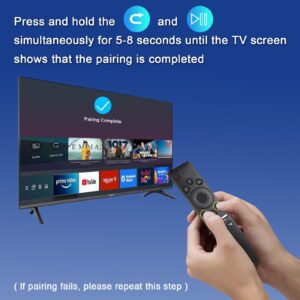 LAZTZQ Voice Remote Compatible for Samsung Smart TV QLED UHD Frame Curved Solar,with Netflix, Prime Video Button