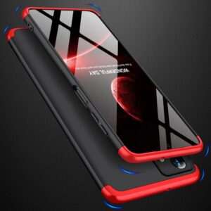 COTDINFOR Compatible with Samsung Galaxy A23 5G Case Slim Shockproof Hard PC Military Grade Silicone Case Anti-Scratch Full Body Protective Slim Phone Case for Samsung Galaxy A23 5G.3 in 1 Red Black