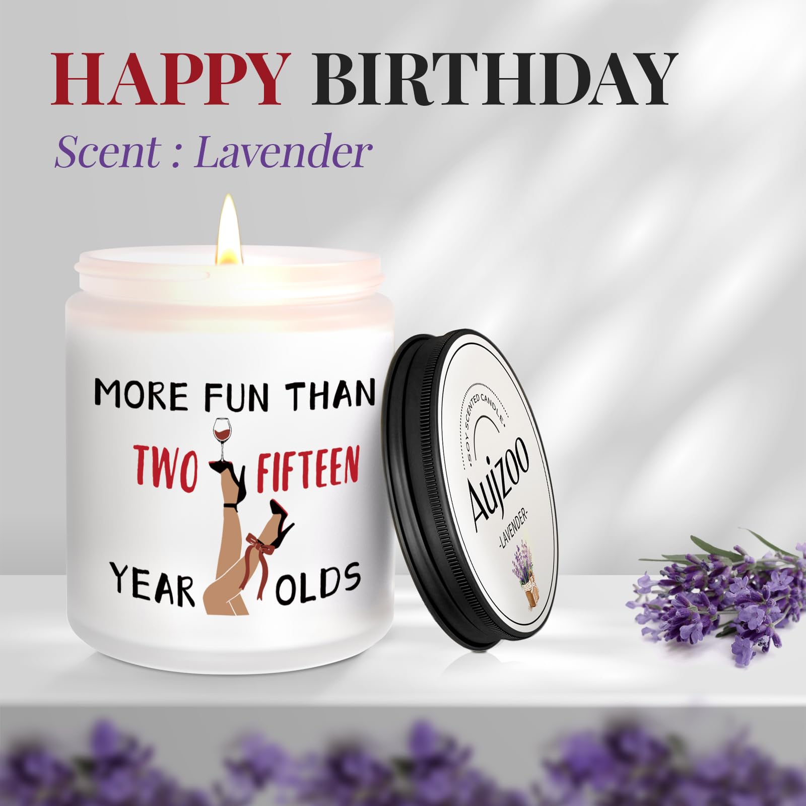 30th Birthday Gifts for Women Funny 30th Birthday Gifts for Her-Best 30th Bday Gift Ideas-Birthday Gifts for Women Friends Wife Husband Mom Dad Sister Boss Neighbor-Lavender Candles(7oz)