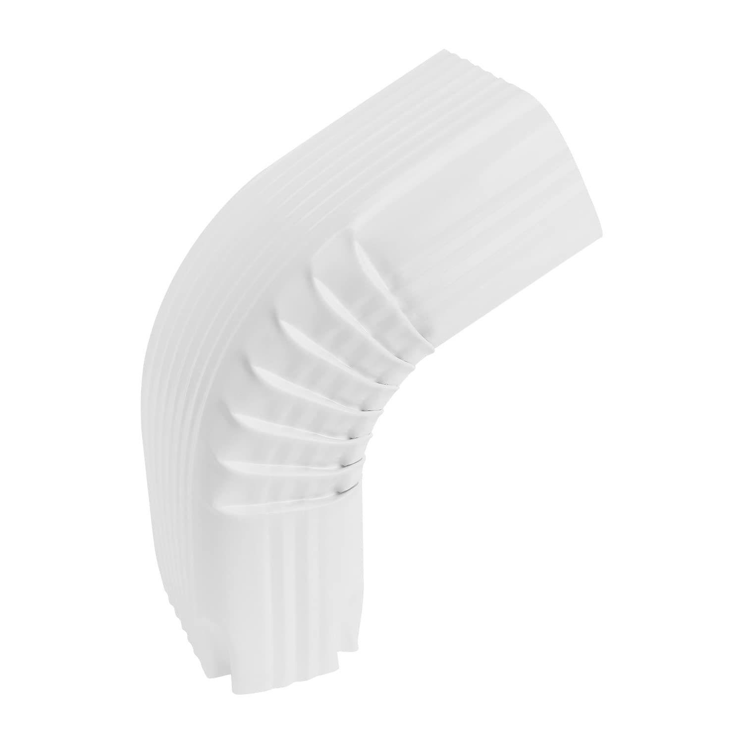 LanKstet Downspout Gutter Elbow 3" x 4"Style A Angle is 75° Aluminum-White