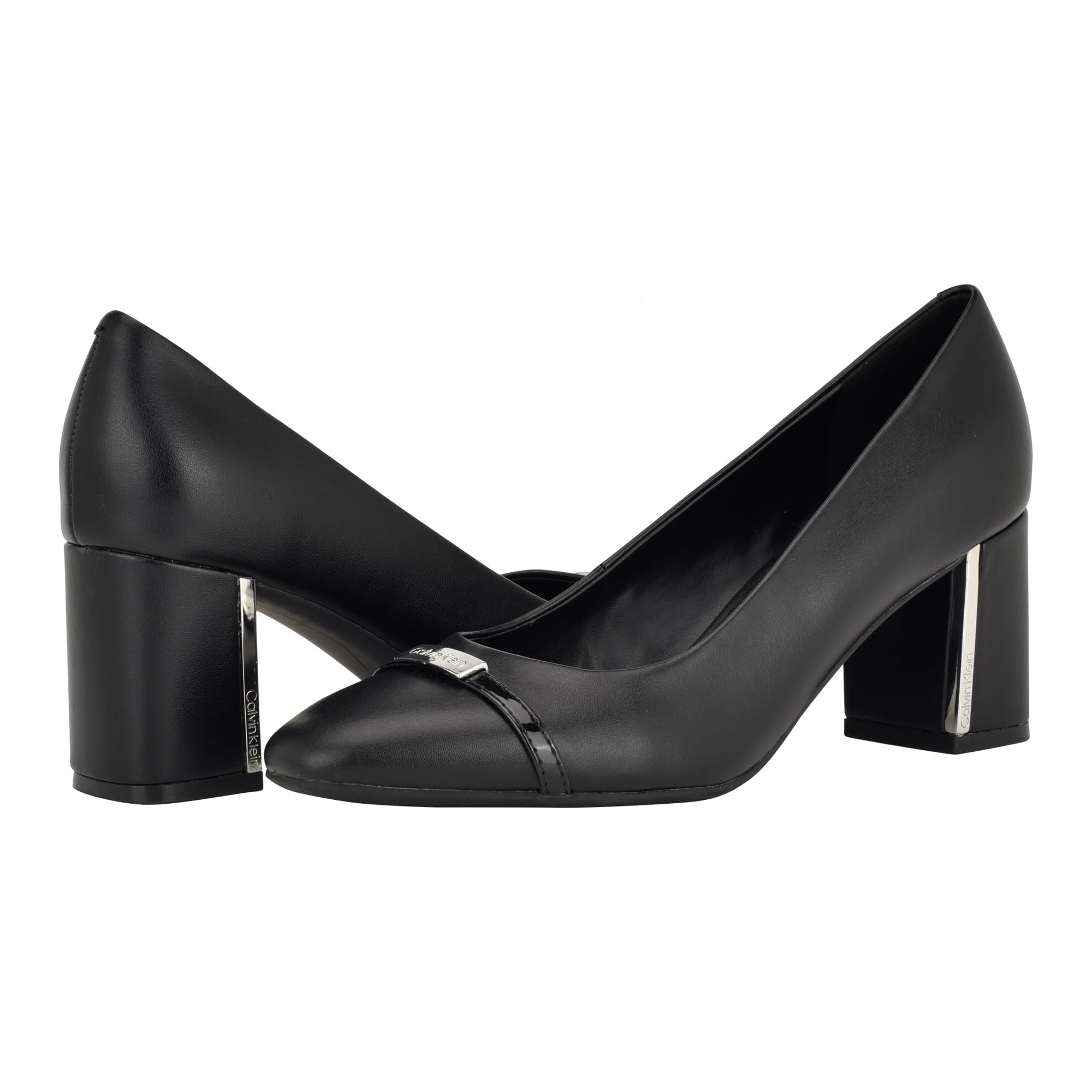 Calvin Klein Women's UNESTA Pump, Black 001, 7.5