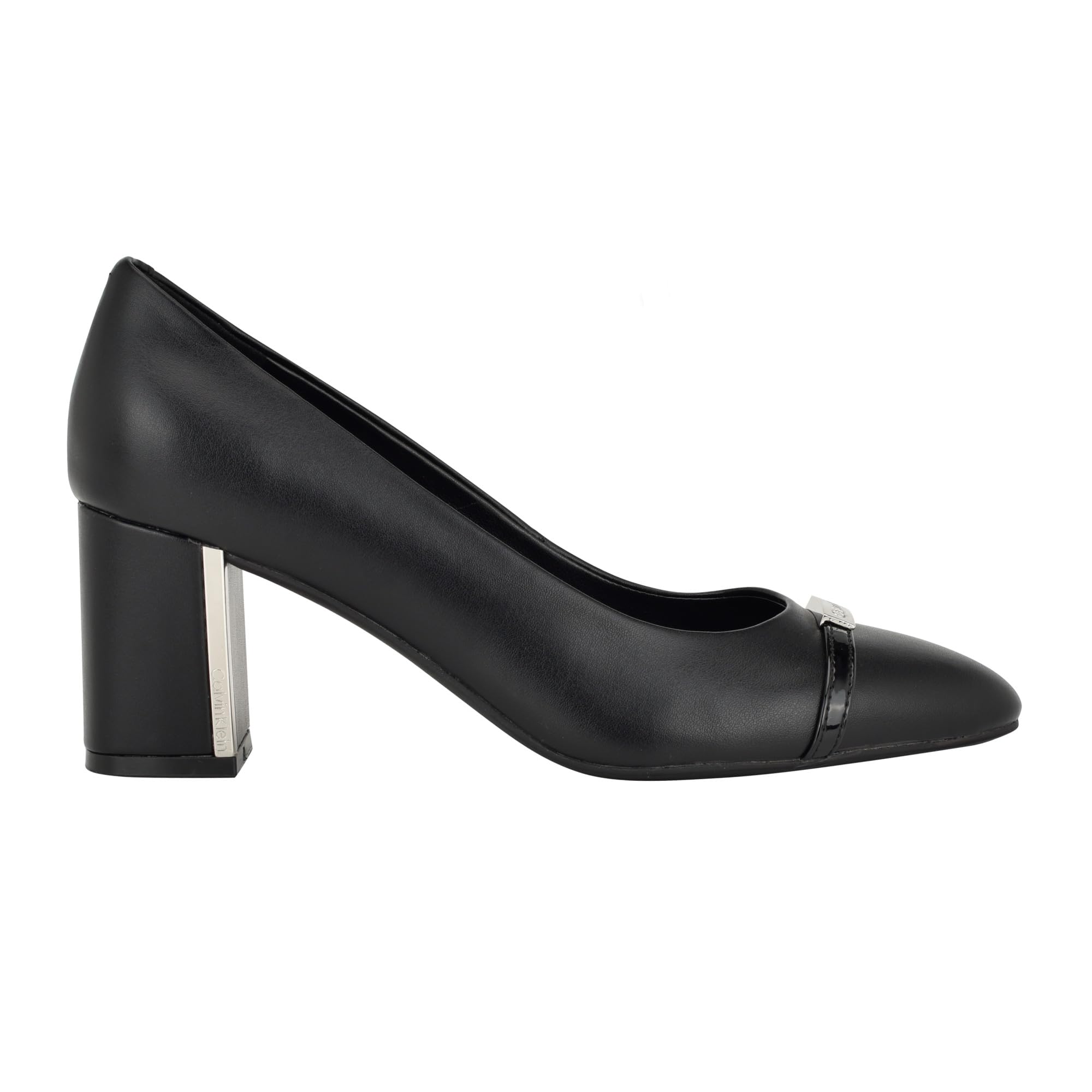 Calvin Klein Women's UNESTA Pump, Black 001, 7.5