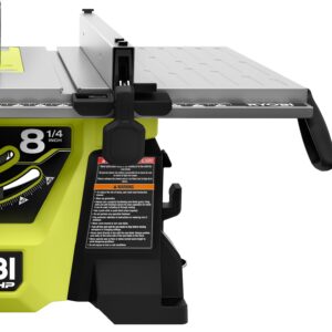 RYOBI ONE+ HP 18V Brushless Cordless 8-1/4 in. Compact Portable Jobsite Table Saw Kit with (2) 4.0 Ah Batteries and Charger