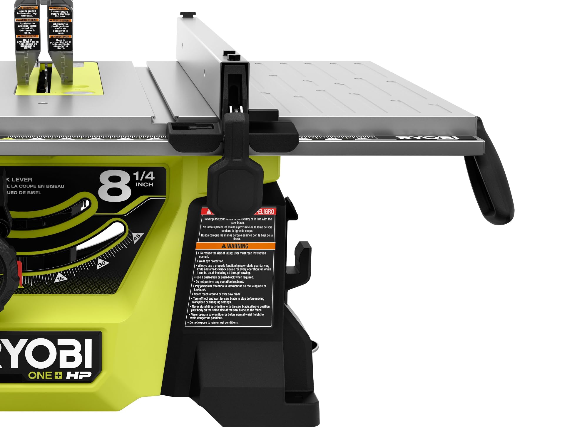 RYOBI ONE+ HP 18V Brushless Cordless 8-1/4 in. Compact Portable Jobsite Table Saw Kit with (2) 4.0 Ah Batteries and Charger