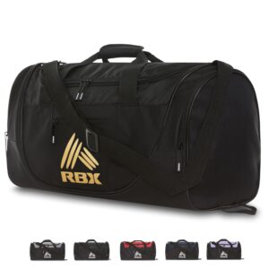 RBX Gym Bags for Men, Small Gym Bag for Women with Shoe Compartment, Duffle Bag for Travel, Sports Bag, Camping, Weekend, Carry On, Overnight Duffel Bag for Women with Shoulder Strap