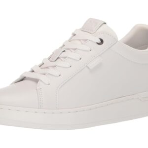 COACH Women's Non Tech Athletic Lowline Low Top Sneaker , Color Optical White, Size 9