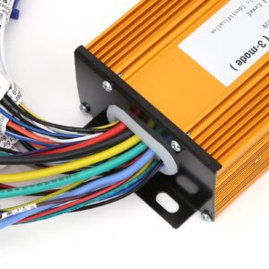 Electric Bike Speed Motor Controller E Bike Brushless Controller, Electric Scooter Motor Speed Controller Three Mode 12 Tube, 1000W-1500W Motor Controller