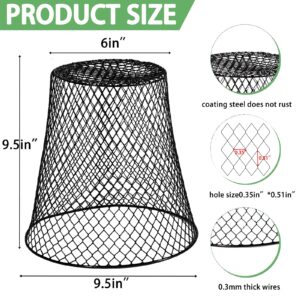 Garden Cloche, Sapbontchi 10 pieces Chicken Wire Plant Covers plant protectors from animals Chicken Wire Cloche Plant Protector Metal plant cages to keep rabbits out Bunnies Chicken Squirrels Bird out