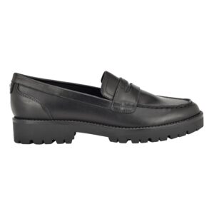 Calvin Klein Women's FRENZA Loafer, Black 001, 9