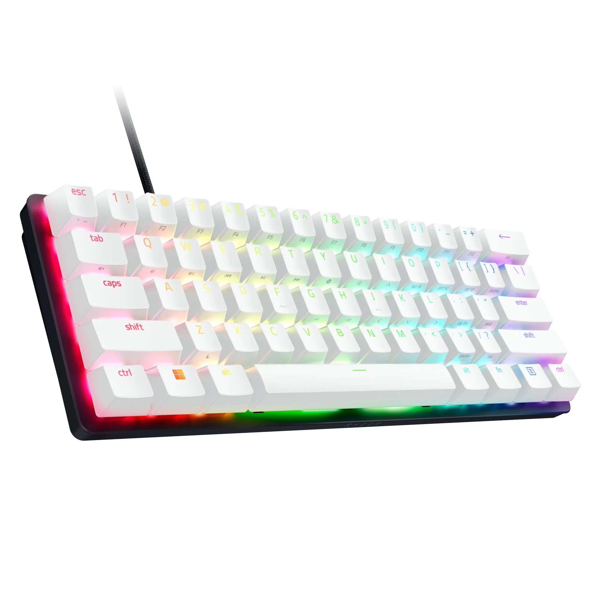 Razer Huntsman Mini Special Edition, 60% Optical Gaming Keyboard (Linear Red Switch) (Renewed)