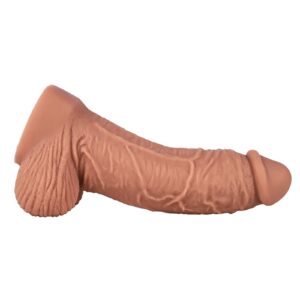 13 inch Realistic Huge Thick Dildo, 3.27″ Diameter Silicone Extra Large Dildos with Realistic Veins & Full Shaped Balls for Anal Play, Huge Dildos Fake Penis Adult Sex Toy for Couple Men Women Gay