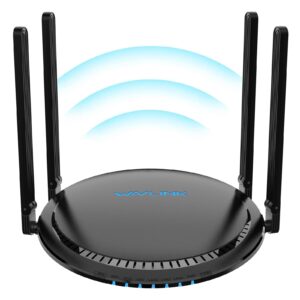 wifi 6 ax3000 wireless routers for home,wavlink dual band wireless internet router,gigabit router with 4 * 5dbi high-gain antennas, mu-mimo, ofdma, touchlink, beamforming, wpa3, router mode only