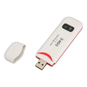 Mobile Hotspot, 4G LTE USB Portable Router, High Speed Hotspot for Travel, 150Mbps USB Modem Pocket Hotspot Dongle, Support B1/B3/B5 Network, Support 10 Devices