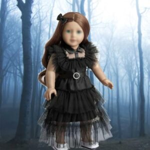 Sweet Dolly 18 Inch Doll Clothes Black Party Dress Costume Doll Accessories for 18 Inch Dolls (Doll NOT Included)