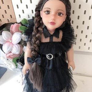 Sweet Dolly 18 Inch Doll Clothes Black Party Dress Costume Doll Accessories for 18 Inch Dolls (Doll NOT Included)