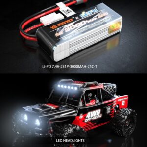 Fenamx Rc Truck 4x4 Rc Brushless Rc Truck 14209 Electric Powered RC Car Brushless Motor and Esc, Rc Cars for Adults,1/14 4wd High Speed Rc Cars Drift for Adults Off Road Rc Car