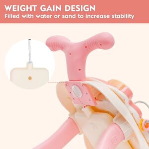 Sit-to-Stand Learning Walker Kids Activity Center Baby Walker Entertainment Table Steering Wheel Educational Push Toy for Babies Toddlers