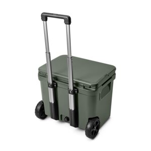 YETI Roadie 60 Wheeled Cooler with Retractable Periscope Handle, Camp Green