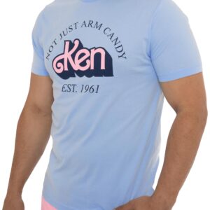 Barbie T-shirt Mens | Mens’ Ken Tee Shirt | Ken Cotton Tshirts for Men | Blue S