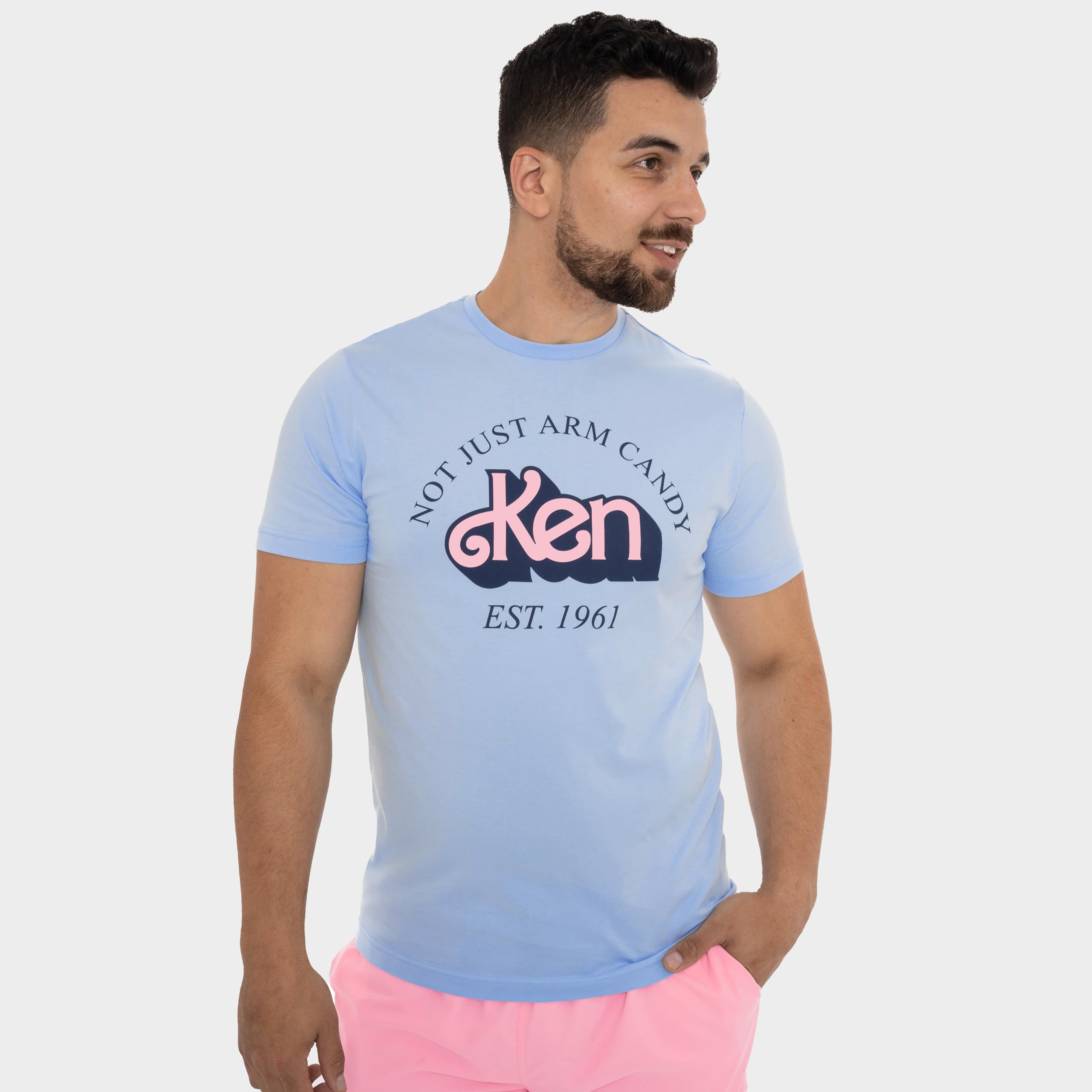 Barbie T-shirt Mens | Mens’ Ken Tee Shirt | Ken Cotton Tshirts for Men | Blue S