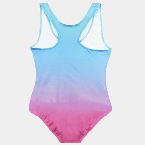 Barbie Swimming Costume | Malibu Beach Womens Swimsuit | Pink One Piece Swimsuit for Women | L | Official Merchandise