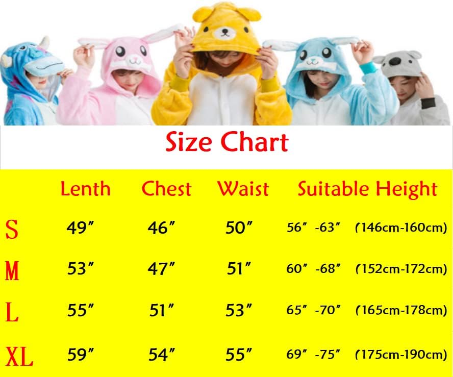 RULTA Animal Onesie for Women Men Adult Costume Cosplay One Piece Pajamas Halloween Xmas Gifts (US, Alpha, X-Large, yellow pineapple)