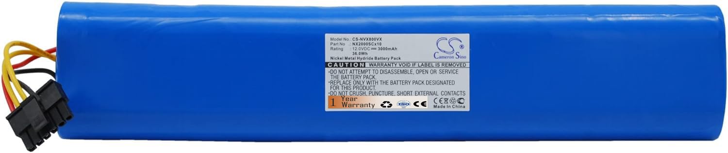 Enyuly 3000mAh Neato 945-0129 Battery Replacement for Neato Botvac D85 Botvac 80 Botvac D75 945-0179 Botvac 75 Botvac D80 Botvac 70e Botvac 85 NX3000SCx10 (12.0V)