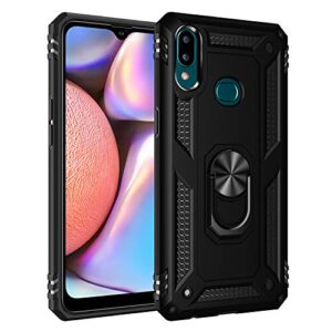 compatible with samsung galaxy a40 cover,compatible with samsung galaxy a40 sm-a405 phone case with ring stand 2 in 1 cases cover black