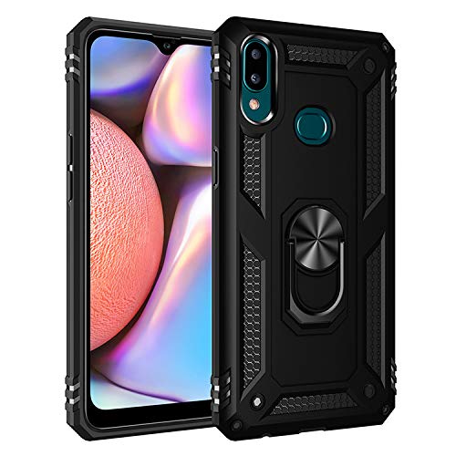 Compatible with Samsung Galaxy A40 Cover,Compatible with Samsung Galaxy A40 SM-A405 Phone Case with Ring Stand 2 in 1 Cases Cover Black