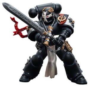 JOYTOY Warhammer 40,000 1/18 Action Figure Black Templars Emperor's Champion Bayard's Revenge Collection Model Christmas Birthday Gift