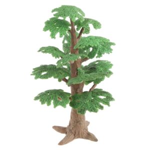 T-PTURET Green Scenery Landscape Model Trees Miniature Fairy Garden Tree Ornament Artificial Trees for DIY Crafts Building Model