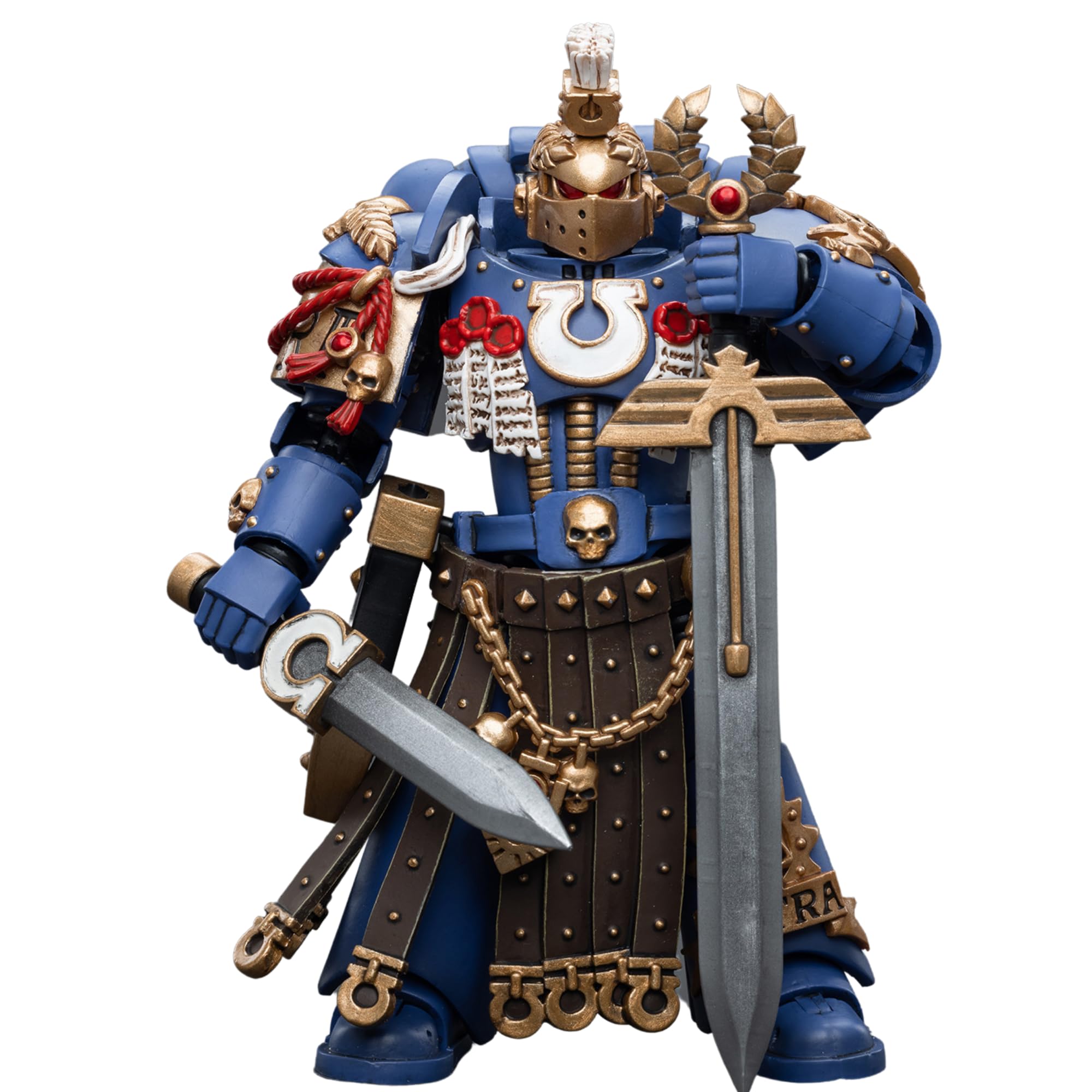 JOYTOY Warhammer 40,000 1/18 Action Figure Ultramarines Honour Guard Chapter Champion Collection Model Figures (4.88inch)