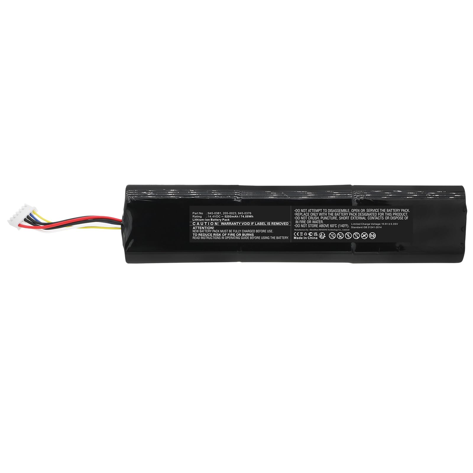 Synergy Digital Vacuum Cleaner Battery, Compatible with Neato Botvac D9 Vacuum Cleaner, (Li-ion, 14.4V, 2100mAh) Ultra High Capacity, Replacement for Neato 205-0023 Battery