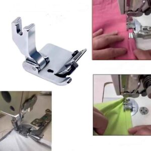 HONEYSEW HONEYSEW Universal Presser Foot Three in One Multifunctional Presser Foot Adjustable Bias Binder Foot Hemmer Foot for Industry Sewing Machine