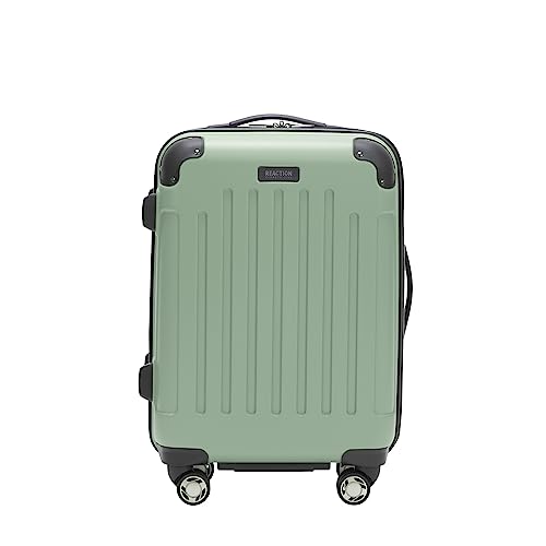 Kenneth Cole REACTION Renegade Luggage Expandable 8-Wheel Spinner Lightweight Hardside Suitcase, Seafoam, 20-Inch Carry On