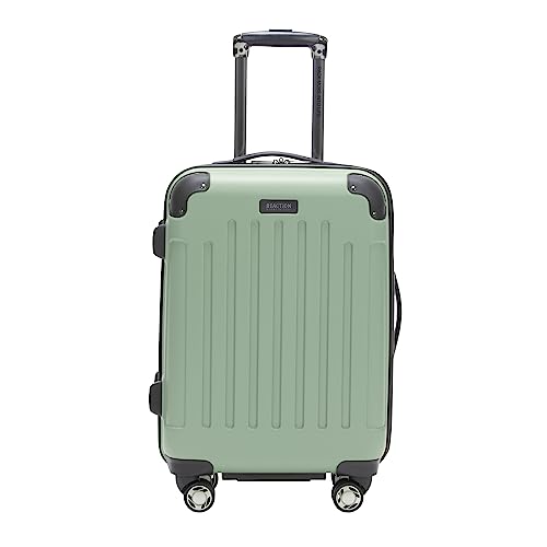 Kenneth Cole REACTION Renegade Luggage Expandable 8-Wheel Spinner Lightweight Hardside Suitcase, Seafoam, 20-Inch Carry On