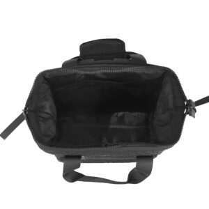 taskeACTIVE backpack with mealprep compartment, laptop area, drink holder, internal mesh compartments, luggage strap (Black)