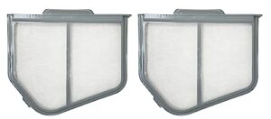 nispira dc97-16742a dc61-02610a lint trap screen filter replacement for samsung cloth dryer ap5306681 ps4221839 dc61-03048a eap4221839 2 pack (no flap included)