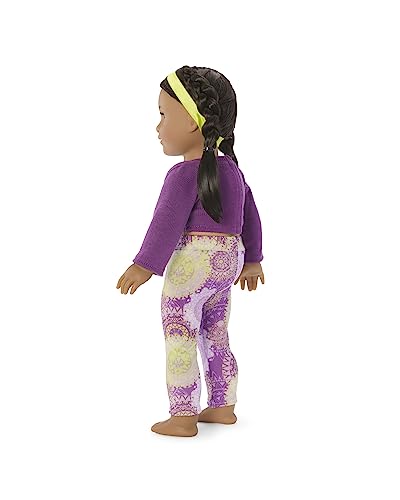 American Girl Girl of The Year Kavi Sharma 18-inch Doll Yoga Outfit Featuring 4 Pieces for Ages 8+