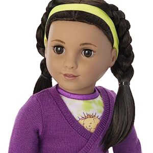 American Girl Girl of The Year Kavi Sharma 18-inch Doll Yoga Outfit Featuring 4 Pieces for Ages 8+