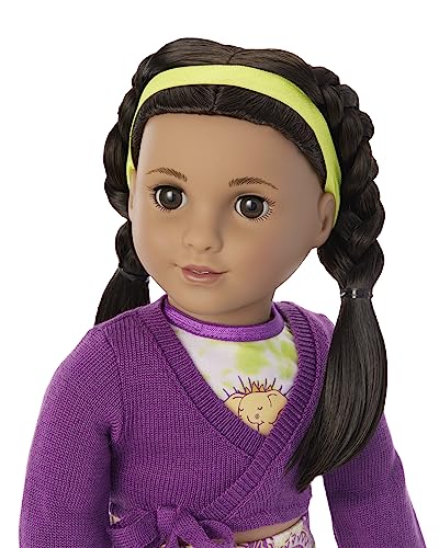 American Girl Girl of The Year Kavi Sharma 18-inch Doll Yoga Outfit Featuring 4 Pieces for Ages 8+