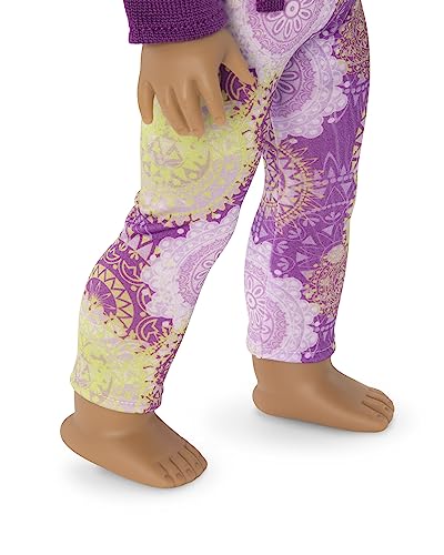 American Girl Girl of The Year Kavi Sharma 18-inch Doll Yoga Outfit Featuring 4 Pieces for Ages 8+