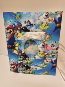 new!!! custom mario brothers photo album 3 - holds 100 4x6 photos - handmade gamer photo album